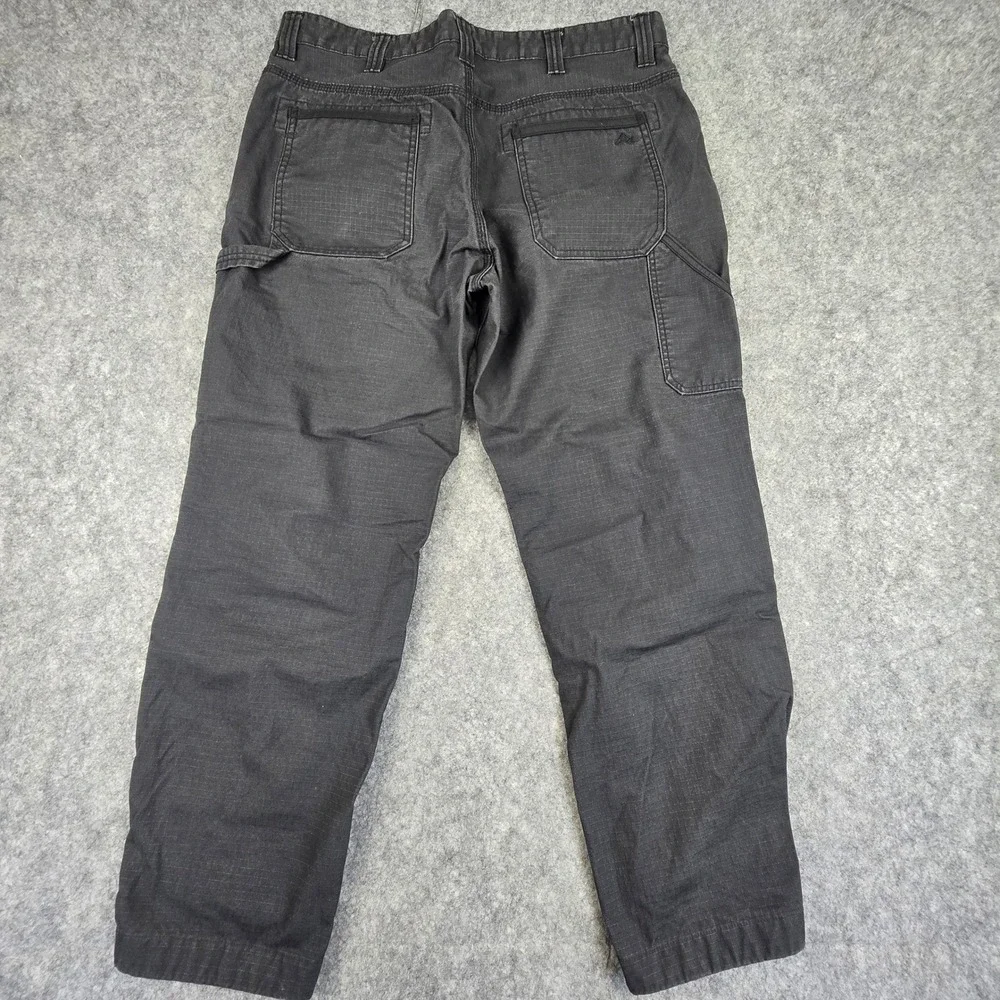Ridgecut‎ Toughwear Pants Mens 38x34 Gray Ripstop Utility Workwear Carpenter